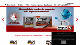 What Strepsils.com.br website looked like in 2021 (3 years ago)