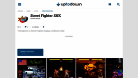 What Street-fighter-snk.en.uptodown.com website looked like in 2021 (3 years ago)