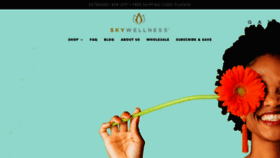 What Skywellness.com website looked like in 2021 (4 years ago)