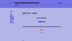What Smazo.com website looked like in 2021 (3 years ago)