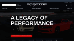 What Spectreperformance.com website looked like in 2021 (3 years ago)
