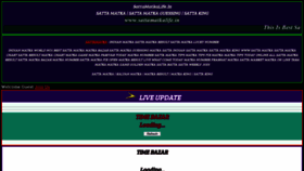 What Sattamatkalife.in website looked like in 2021 (3 years ago)