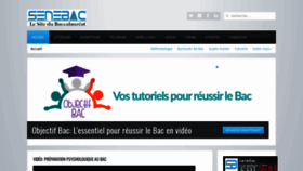 What Senebac.com website looked like in 2021 (4 years ago)