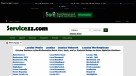 What Servicezz.com website looked like in 2021 (3 years ago)