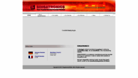 What Singatronicgroup.com website looked like in 2021 (3 years ago)