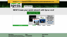 What Spruz.com website looked like in 2021 (3 years ago)