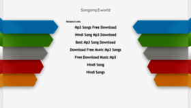 What Songsmp3.world website looked like in 2021 (3 years ago)