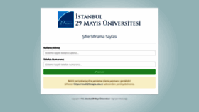 What Sifre.29mayis.edu.tr website looked like in 2021 (3 years ago)