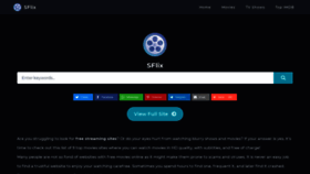 What Sflix.to website looked like in 2021 (4 years ago)