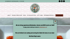 What Saltiegirl.com website looked like in 2021 (3 years ago)