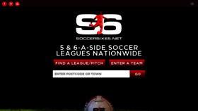What Soccersixes.net website looked like in 2021 (3 years ago)
