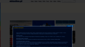 What Skionline.pl website looked like in 2021 (2 years ago)