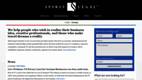 What Spiritlegal.com website looked like in 2021 (3 years ago)
