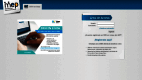 What Servicios.mep.go.cr website looked like in 2021 (3 years ago)