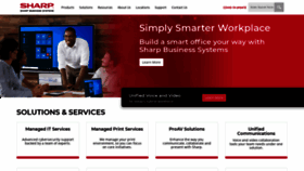 What Sharp-sbs.com website looked like in 2021 (3 years ago)