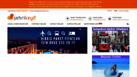 What Sehrikeyif.com website looked like in 2021 (2 years ago)
