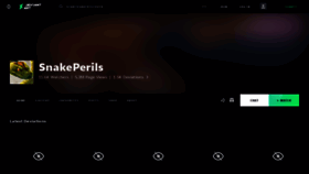What Snakeperils.deviantart.com website looked like in 2021 (3 years ago)