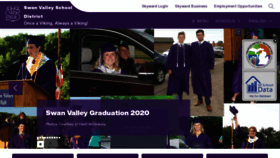 What Swanvalleyschools.com website looked like in 2021 (3 years ago)