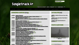 What Singletrack.fr website looked like in 2021 (3 years ago)