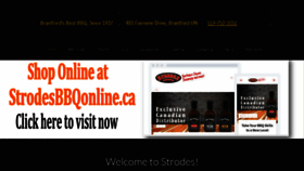 What Strodes.ca website looked like in 2021 (2 years ago)