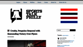 What Sportstalkphilly.com website looked like in 2021 (3 years ago)
