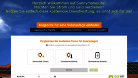 What Sunnymoney.de website looked like in 2021 (2 years ago)