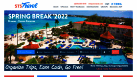 What Ststravel.com website looked like in 2021 (3 years ago)