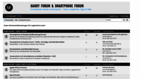 What Smartphoneforum.de website looked like in 2021 (3 years ago)