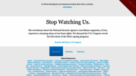 What Stopwatching.us website looked like in 2021 (2 years ago)