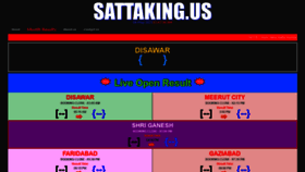 What Sattaking.us website looked like in 2021 (2 years ago)