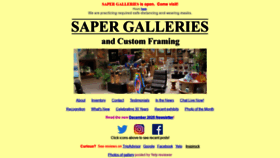 What Sapergalleries.com website looked like in 2021 (3 years ago)