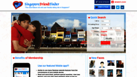 What Singaporefriendfinder.com website looked like in 2021 (3 years ago)