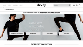 What Shoeby.nl website looked like in 2021 (2 years ago)