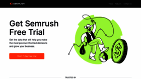 What Smrush.com website looked like in 2021 (2 years ago)