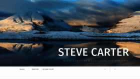 What Stevecarter.com website looked like in 2021 (3 years ago)