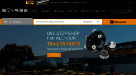 What Sunrisetrailerparts.com.au website looked like in 2021 (2 years ago)