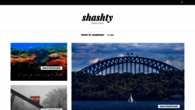 What Shashty.net website looked like in 2021 (3 years ago)