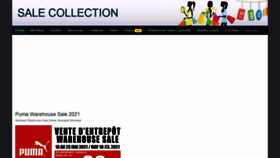 What Salecollection.ca website looked like in 2021 (2 years ago)