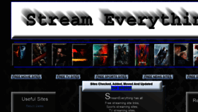 What Streameverything.ca website looked like in 2021 (2 years ago)
