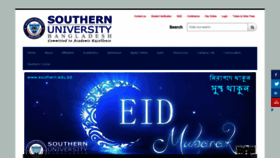 What Southern.edu.bd website looked like in 2021 (3 years ago)