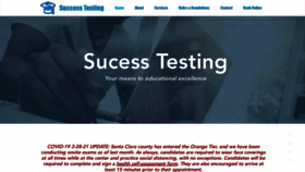 What Successtesting.com website looked like in 2021 (3 years ago)