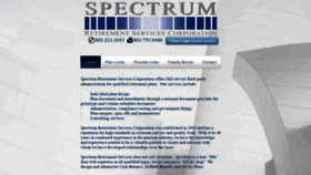 What Spectrumcorp.net website looked like in 2021 (3 years ago)