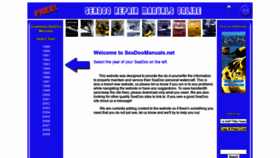 What Seadoomanuals.net website looked like in 2021 (3 years ago)