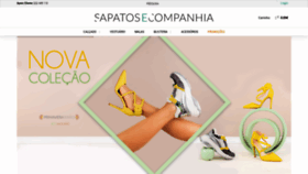What Sapatosecompanhia.pt website looked like in 2021 (2 years ago)
