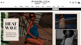 What Shoppinkblush.com website looked like in 2021 (2 years ago)