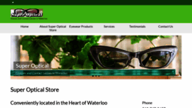 What Super-optical.ca website looked like in 2021 (3 years ago)