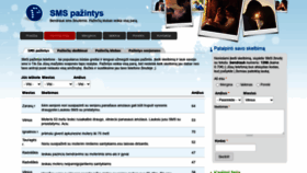 What Smspazintis.lt website looked like in 2021 (2 years ago)