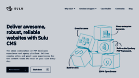 What Sulu.io website looked like in 2021 (2 years ago)