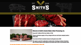What Smithsdeerprocessing.com website looked like in 2021 (3 years ago)