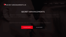What Secretarrangements.co.uk website looked like in 2021 (3 years ago)